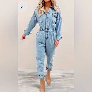 idem ditto denim jumpsuit Size L